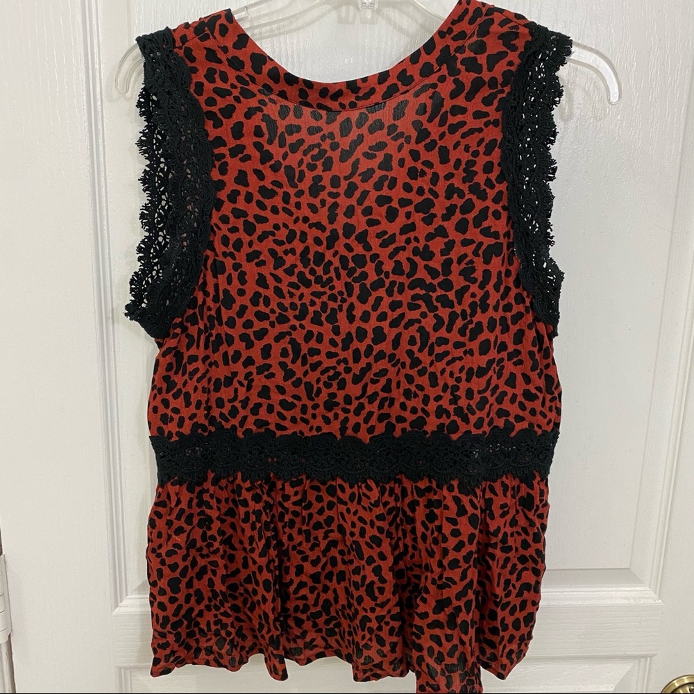 NWT Women’s Red/Black Tank Size M
